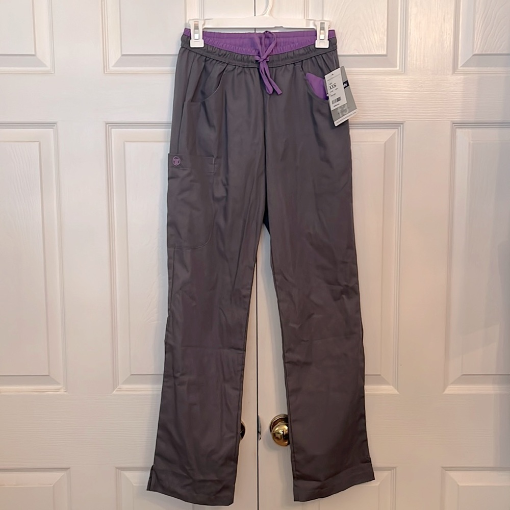 Grey womens scrub fundamental brand pants